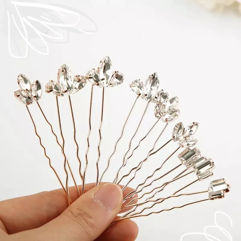 Art Deco Gold Updo Wedding Bridal Hair Pins Kit